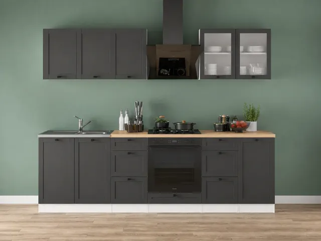 260 cm Graphite Complete Kitchen Set, photo 1