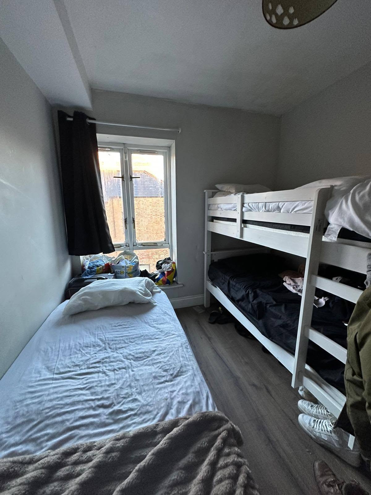 Bunk-bed space in shared room in Leafy Street West, Dublin 7, as written