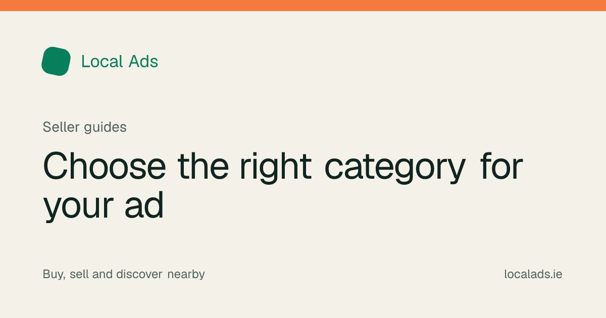 Seller organising products and services into accurate online marketplace categories