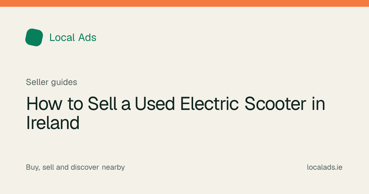 Used electric scooter and charger photographed from several angles